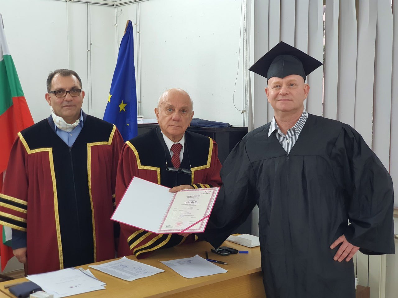 Recognition at an Academic Ceremony