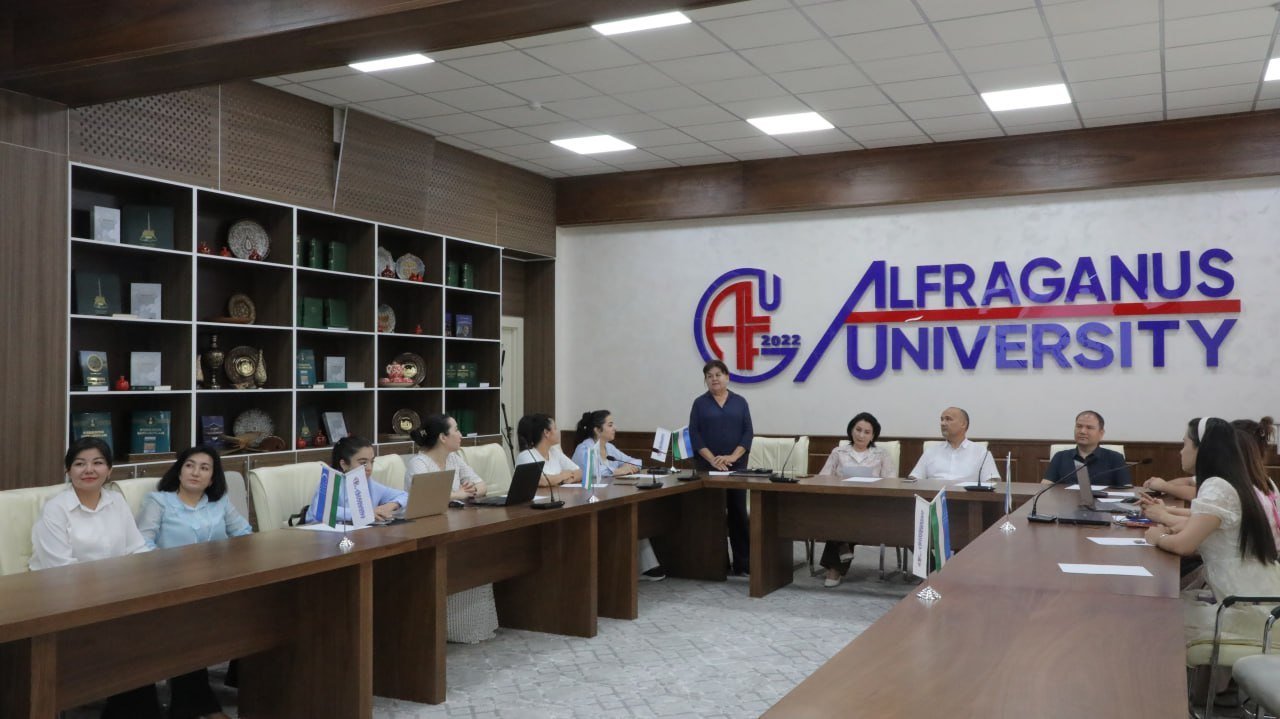 Academic meeting at Alfraganus University