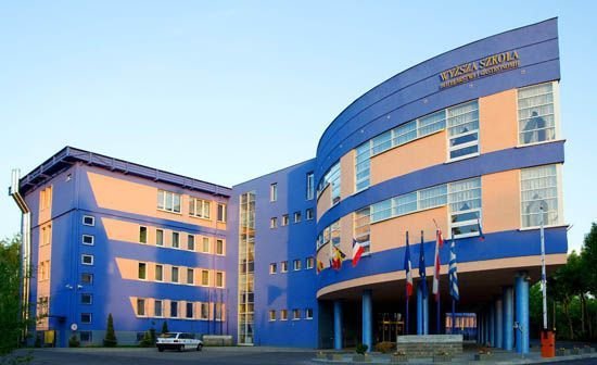 International European University campus building in Poznan